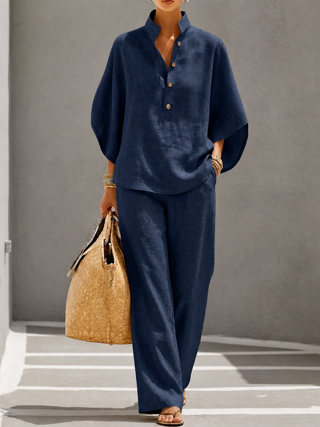 Navy Blue / 4XL (US 24)
